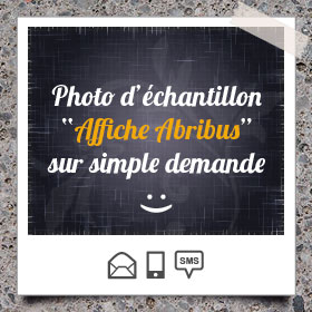 Création et impression Affiche Abribus