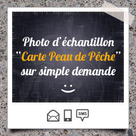 Création et impression de Carte Papier Effet Peau de Pêche