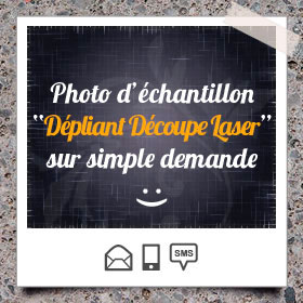Création et impression de Dépliant Découpe Laser