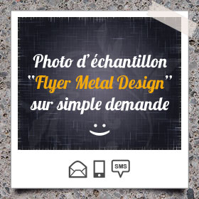 Création et impression de Flyer Metal Design