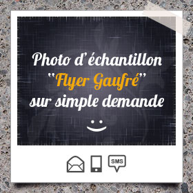Création et impression de Flyer Gaufré en Relief