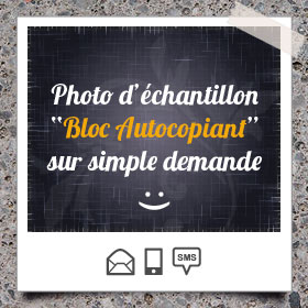 Bloc Autocopiant Avec ou Sans Numérotation, Duplicata ou Triplicata, Format A5 ou A4