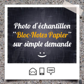 Création et impression de Bloc Papier, Bloc-Notes, Papier Classique ou 100% Recyclé
