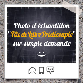 Création et impression de Tête de Lettre Prédécoupé, Bon de Réduction, Offre Promotionnelle, Lettre d'invitation, Papier Classique, Opale ou 100% Recyclé