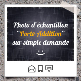 Création et impression de Porte-Addition, Papier Classique ou 100% Recyclé