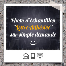 Création et impression de Lettres Adhésives Opaque, Translucide, Dépoli, Lettrage, Marquage, Décoration de Véhicule, Vitrine, Enseigne