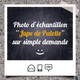 Création et impression de Jupe de Palette Publicitaire Personnalisée